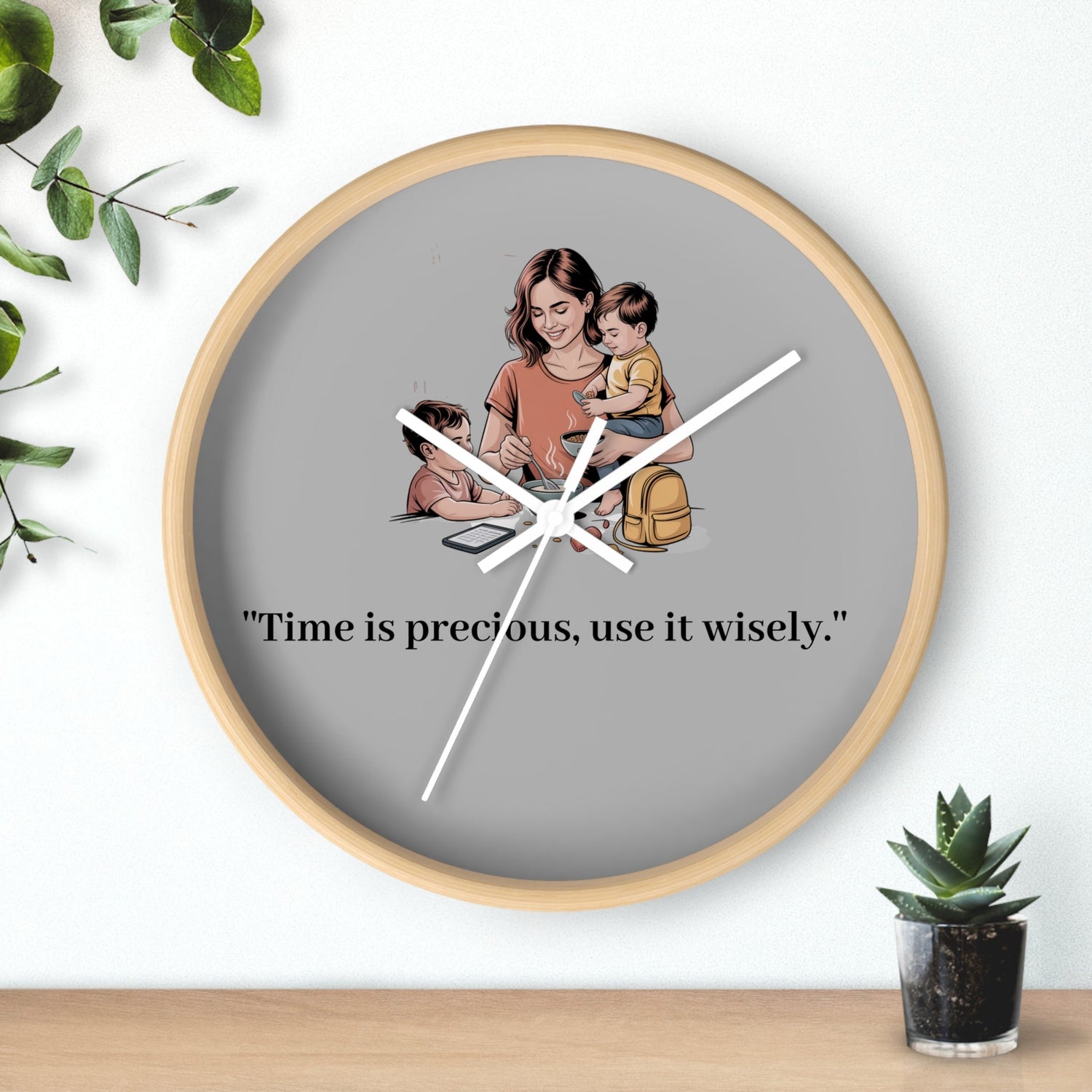 Wall Art Clock, Modern Designs, Home office, Family Time