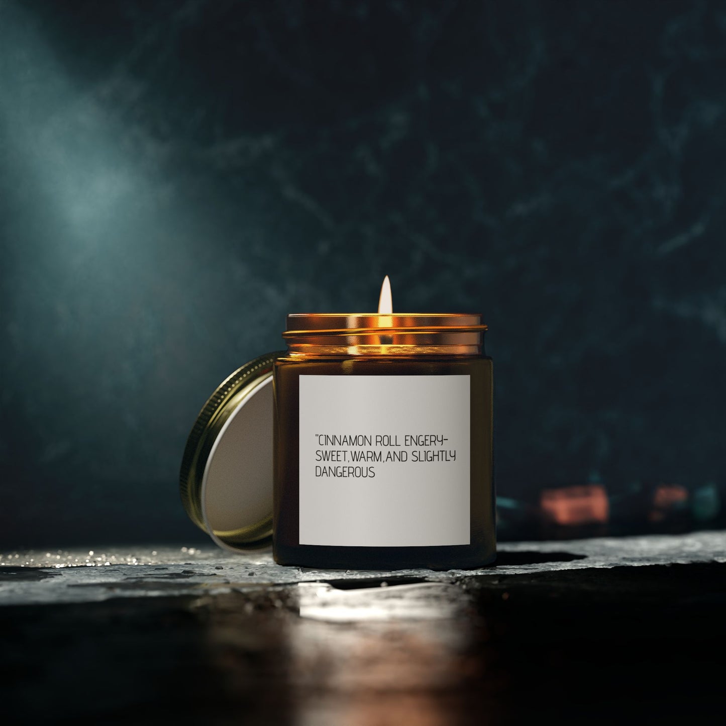 Cinnamon Roll Scented Candle, Cozy Home Decor, Relaxation Gift, Aromatherapy Candle, Holiday Fragrance, Gift for Her