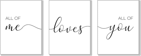 Minimalist Wall Art,Set of 3 Wall Art Canvas for Living Room,Bedroom Wall Decor,Quote Wall Art Print,11*14 Inch,Unframed (11W*14L)