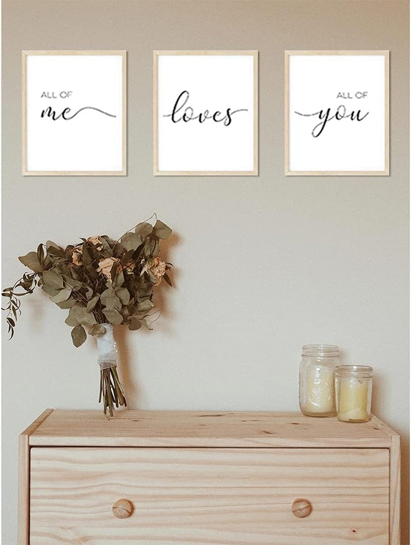 Minimalist Wall Art,Set of 3 Wall Art Canvas for Living Room,Bedroom Wall Decor,Quote Wall Art Print,11*14 Inch,Unframed (11W*14L)
