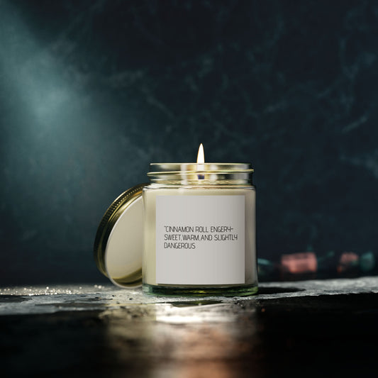 Cinnamon Roll Scented Candle, Cozy Home Decor, Relaxation Gift, Aromatherapy Candle, Holiday Fragrance, Gift for Her